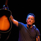 Springsteen salutes the crowd on opening night of his Broadway show.